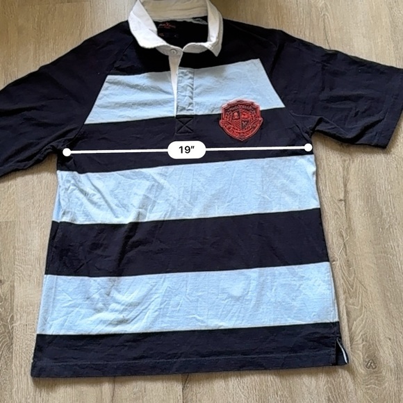 Men’s vintage Marc Ecko Striped Polo - Picture 4 of 5